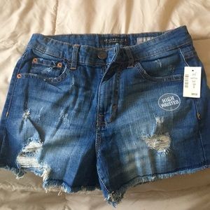 size 2 Aeropostale high waisted shorts!